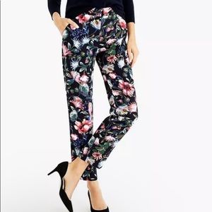 J. Crew Floral Easy Pants